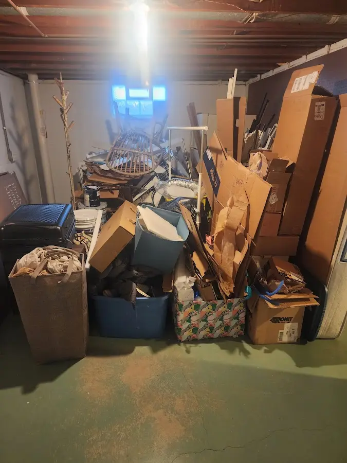 Roll-off dumpster container at job site for Construction Dumpster Rental in Roscommon